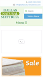 Mobile Screenshot of dallasnaturalmattress.com